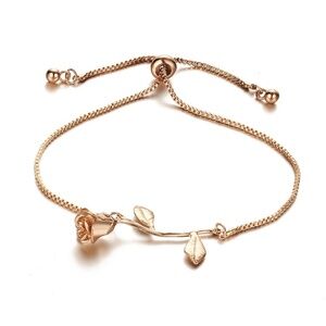 *AIDY* Rose Gold Flower Design Fashion Bracelet
